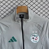 Algeria Windbreaker Sets With pants  Grey 1:1 Quality Soccer Jersey  26-27 (2026)