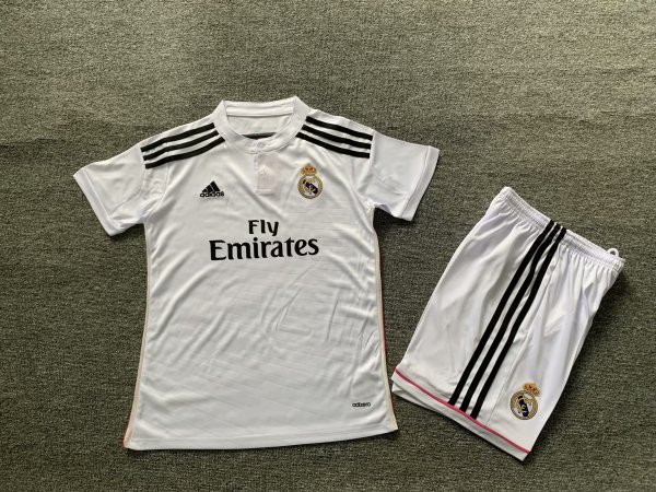 Retro Real Madrid home  kids  2014-2015