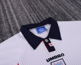 Retro England  home Kids 1:1 Quality Soccer Jersey  1998