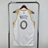 Chicago Bulls White City Edition #0 WHITE 1:1 Quality NBA  Season Jerseys 2025