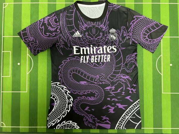 Real Madrid purple Special Edition  Fans   1:1 Quality Soccer Jersey   24-25