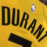 Brooklyn Nets Commemorate Edition Yellow #7 DURANT 1:1 Quality NBA  Season Jerseys 2020