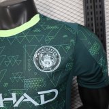 Manchester City fourth Away  Player  1:1 Quality Soccer Jersey   25-26