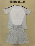 Leicester City  third away kids  1:1 Quality Soccer Jersey  24-25