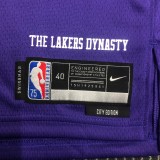 Los Angeles Lakers 75 Year Pruple #117 MASTER CHIEF 1:1 Quality NBA Season Jerseys