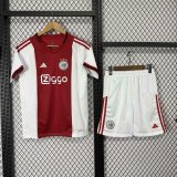 Ajax Home Fans  With Pants Sets  1:1 Quality Soccer Jersey  25-26