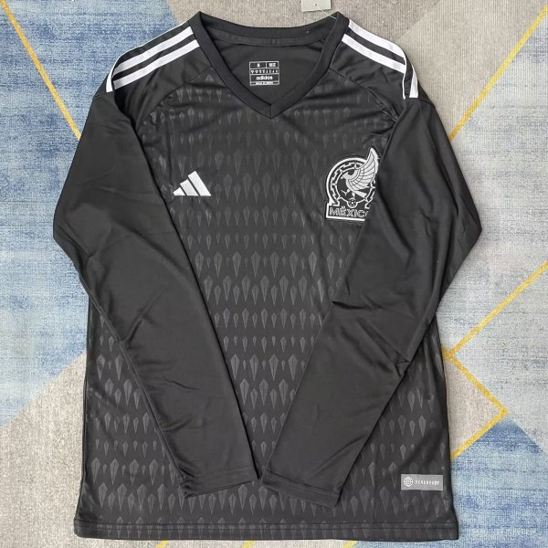Mexico Black Long  Fans 1:1 Quality Soccer Jersey  26-27 (2026)