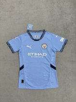 Manchester City home Women  1:1 Quality Soccer Jersey   24-25