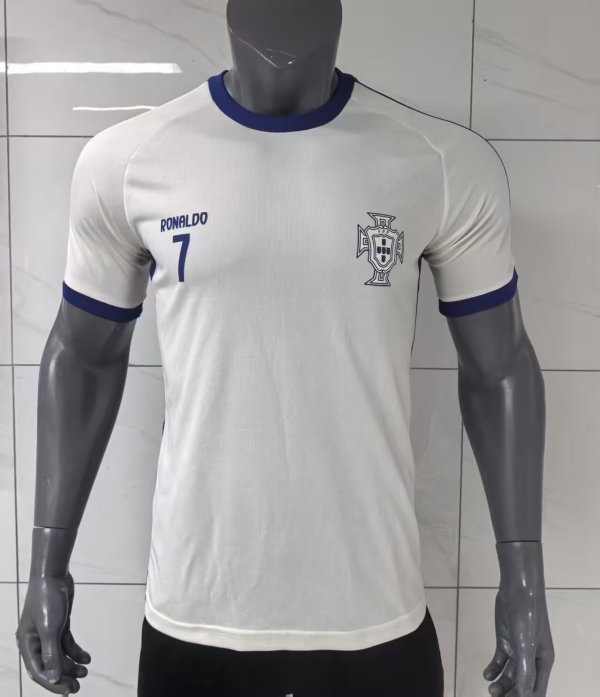 Portugal T-shirt size 7 fans 1:1 Quality Soccer Jersey  25-26