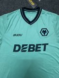 Wolves  Away  Fans 1:1 Quality Soccer Jersey 25-26