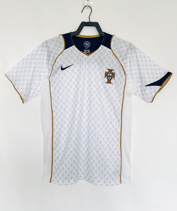 Retro Portugal away  1:1 Quality Soccer Jersey  2004