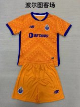 Porto away Kids 1:1 Quality Soccer Jersey   24-25