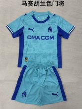 Marseille Goalkeeper Fans  (Kids and Man)  A1:1 Quality Soccer Jersey  25-26