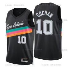 San Antonio Spurs City Edition #10  SOCHAN NBA Jerseys  2025-2026