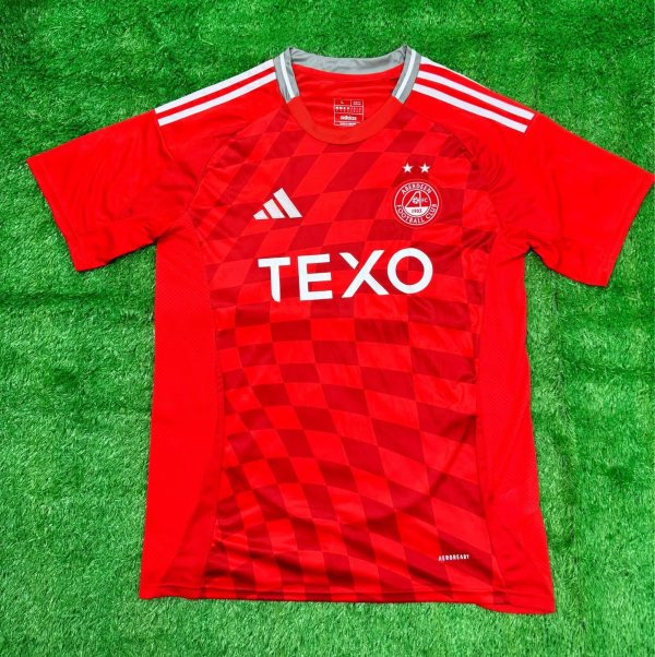 Aberdeen home fans 1:1 Quality Soccer Jersey  24-25