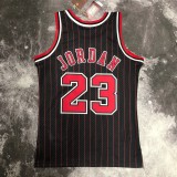 Chicago Bulls Black stripe #23 JORDAN 1:1 Quality NBA  Season Jerseys  1991