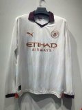 Manchester City away Long Sleeve  Fans  23-24