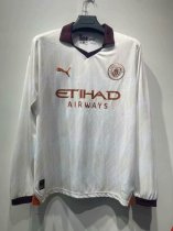Manchester City away Long Sleeve  Fans  23-24