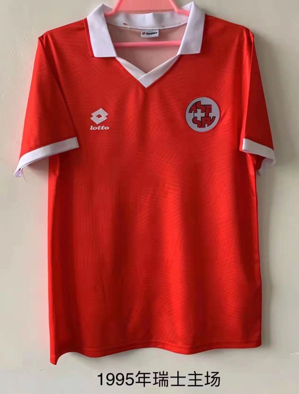 Retro Sweden Home 1:1 Quality Soccer Jersey   1995
