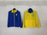 Brazil Two-sided Blue Yollow Windbreaker 1:1 25-26