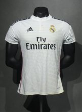 Retro Real Madrid Home  Player 1:1 Quality Soccer Jersey    2014-2015
