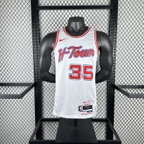 Houston Rockets  City Edition  White #35 DURANT 1:1 Quality NBA  Season Jerseys 2024