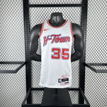 Houston Rockets  City Edition  White #35 DURANT 1:1 Quality NBA  Season Jerseys 2024