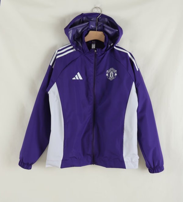 Manchester United Windbreaker  Purple 1:1  26-27