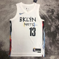 Brooklyn Nets City Edition White  #13 HARDEN 1:1 Quality NBA  Season Jerseys 2023