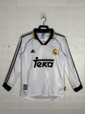 Retro Real Madrid Home Long 1:1 Quality Soccer Jersey 1999-2000