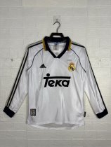 Retro Real Madrid Home Long 1:1 Quality Soccer Jersey 1999-2000