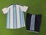 Argentina Home Kids Player 1:1 Quality Soccer Jersey 26-27（2026）
