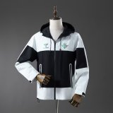 betis Windbreaker  Interchange Jacket Black  White 1:1 Quality Soccer Jersey  25-26