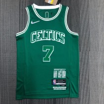 Retro Boston Celtics City Edition Green #7 BROWN  1:1 Quality NBA Jerseys  2022