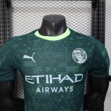 Manchester City fourth Away  Player  1:1 Quality Soccer Jersey   25-26
