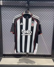Beşiktaş  Home White Black  Fans 1:1 Quality Soccer Jersey  25-26