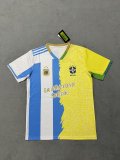 Argentina Brazil  co-branded  Special Edition  Fans  1:1 Quality Soccer Jersey   25-26