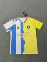 Argentina Brazil  co-branded  Special Edition  Fans  1:1 Quality Soccer Jersey   25-26