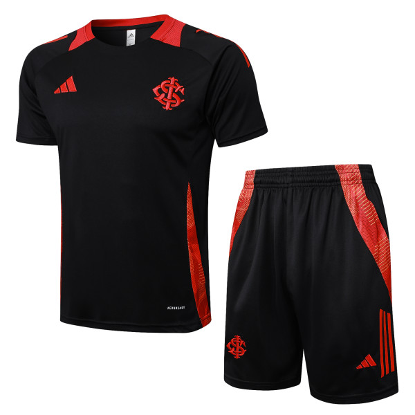 International  black  training  fans  1:1 Quality Soccer Jersey  24-25