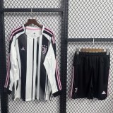 Juventus Home Long With Pants Sets  Fans  1:1 Quality Soccer Jersey   25-26