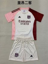 Olympique Lyonnais（OL）third away Kids  1:1 Quality Soccer Jersey   24-25