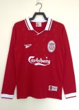 Retro Liverpool long  Home  1:1 Quality Soccer Jersey   1996-1997