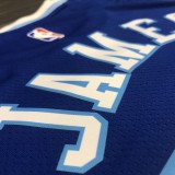 Los Angeles Lakers Blue Latin Night 23 James  round neck  NBA Jerseys 2023