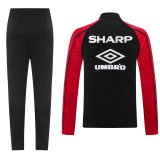 Manchester United Retro Black Jacket  Tracksuit  1:1  25-26