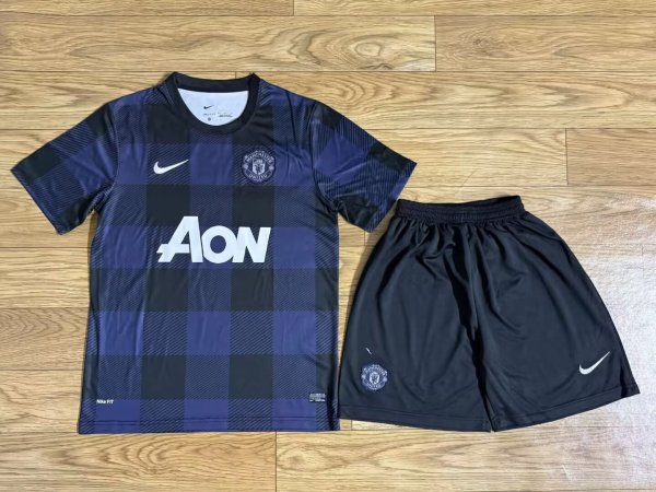 Retro Manchester United Away Kits Suit  1:1  2013 2014