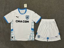 Marseille Home With Pants Sets Fans 1:1 Quality Soccer Jersey  24-25