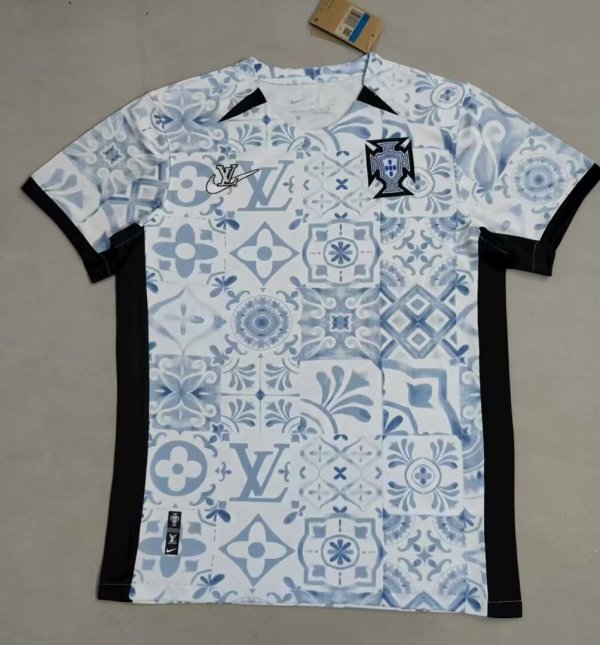 Portugal  LV White Fans 1:1 Quality Soccer Jersey  26-27  (2026)