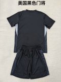Usa Black Goalkeeper Fans  (Kids and Man)  1:1 Quality Soccer Jersey  25-26