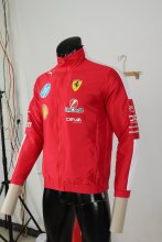 F1 Ferrari Windbreaker Jacket Red  1:1 Quality Soccer Jersey  25-26