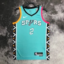 San Antonio Spurs City Edition Blue #2 LEONARD 1:1 Quality NBA  Season Jerseys 2023